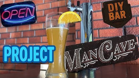 EPIC DIY Man Cave Bar Build (Part 1): Custom Kegerator & Killer Countertop from the ground up!!!