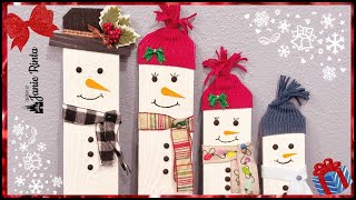 Snowman Family Project Share - Trash To Treasure Upcycling
