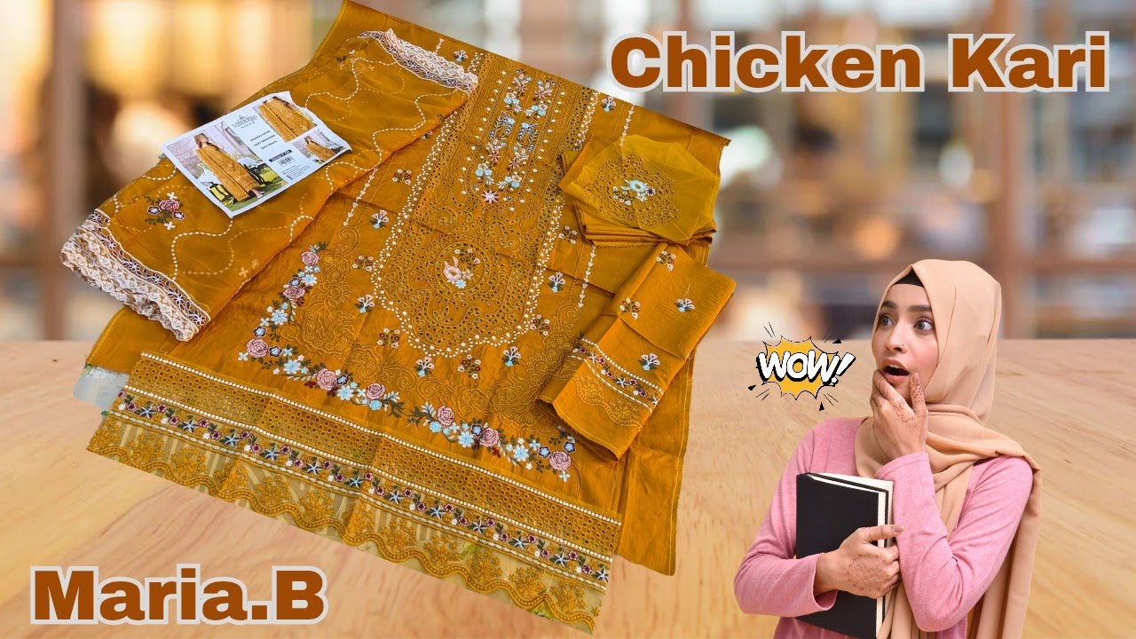 Chicken Kari | Chicken Kari Embroidery Design | Chicken Kari Dress ...