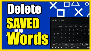 How to Delete Saved Words on PS5 Text Box (Clear Learning Dictionary)