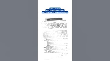 OSSC CGL-2024 , POST PREFERENCE UPDATE !! SHORT LISTED FOR CERTIFICATE VERIFICATION CANDIDATE #ossc