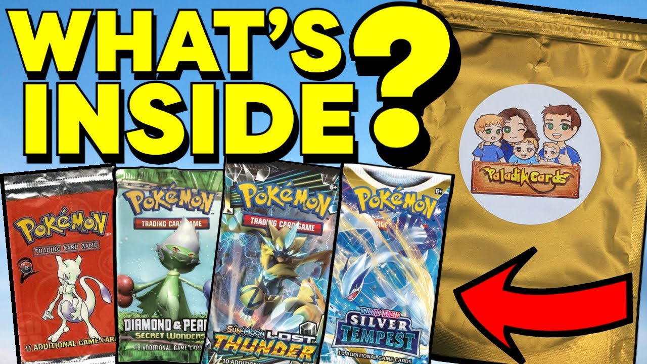 What's Inside The NEW Paladin Pokemon TCG Mystery Packs? 