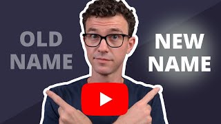 How to Change Your YouTube Channel Name \& Custom URL