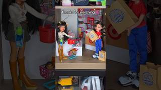 Opening Toy Mini Brands For Bratz Dolls Miniature Target Store Diorama Toy Miniatures Part 33