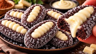 Better Than Oreo! 🍫 Crispy Chocolate Cookies with White Cream Filling