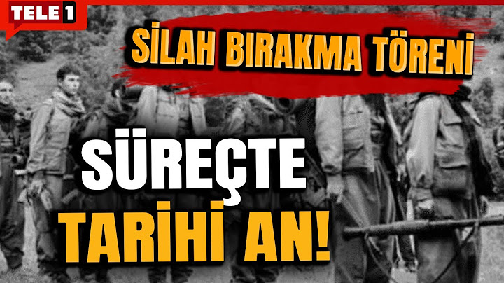 #CANLI PKK SİLAHLARINI İŞTE BÖYLE YAKTI! SİLAH BIRAKMA TÖRENİNDEN GÖRÜNTÜLER!