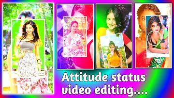 How to make trending kinemaster status video in own phone | New Attitude WhatsApp status editing ||