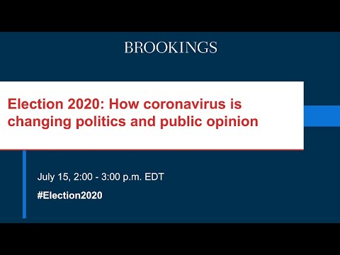 Election 2020: How coronavirus is changing politics and public opinion - Election 2020: How coronavirus is changing politics and public opinion