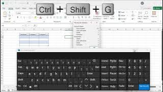 Shortcut to open Workbook Statistics dialog box in Excel