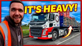 My HEAVIEST Load Yet in the New VOLVO!