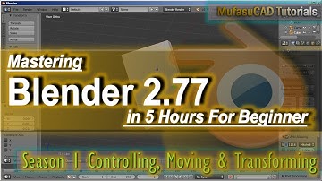 Blender 2.77 Control Moving & Transforming | Beginner Tutorial | Course Season 1