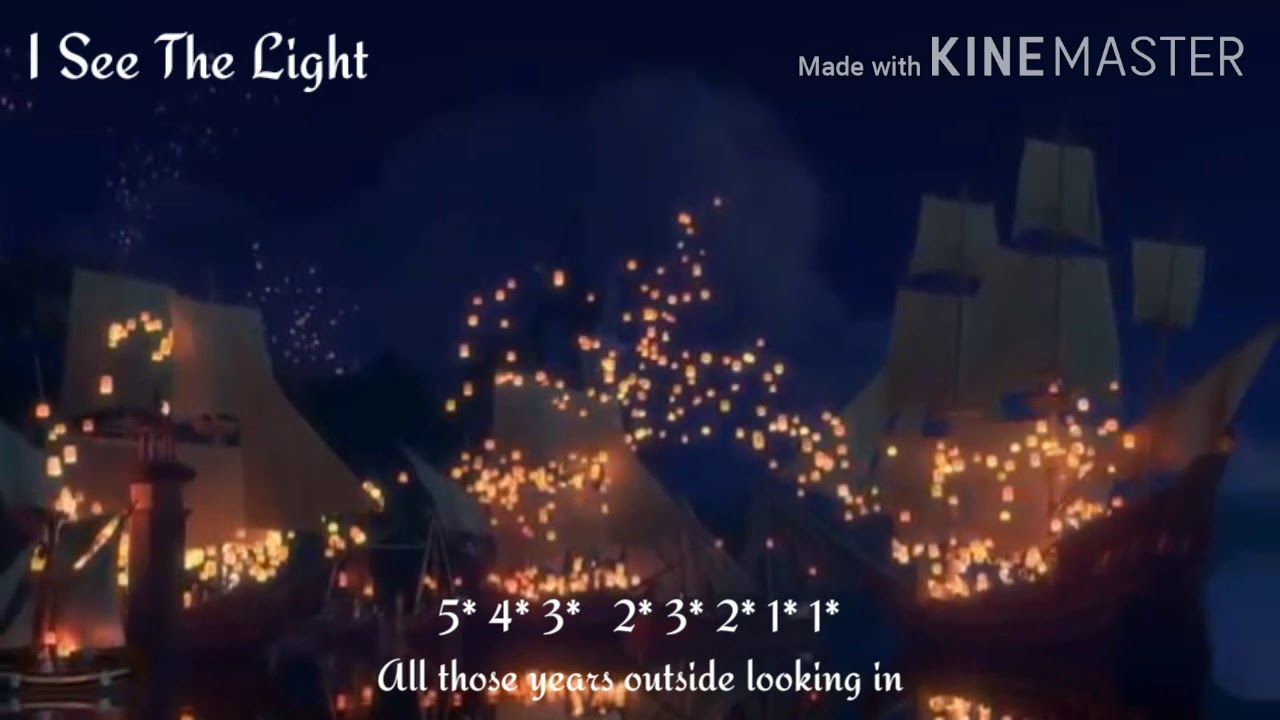 Tangled - I See the Light Tabs Letter & Number Notes Tutorial - KalimbaTabs.net