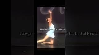 First time using white line transition maddieziegler dancemoms abbyleemiller lyrical