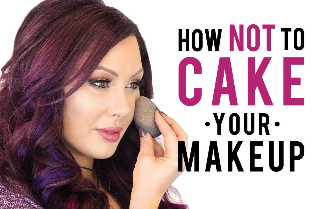 How to apply makeup without caking