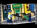 Lego ATM Bank Robbery Heist Lego City Police Brickfilm Catch the crooks Stop Motion Animation