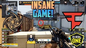 WHAT A GAME? NIP VS FAZE ESL - ONE ROAD TO RIO 2020 BEST MOMENTS