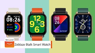 Zeblaze Btalk HD Full touch Screen Voice Calling Smart Watch- Banggood New Tech