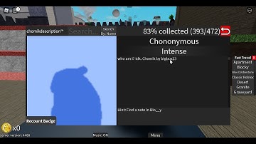 How to get chononymous (find the chomiks)