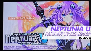 Booting up Neptunia U Action Unleashed for the PS Vita in 2024!