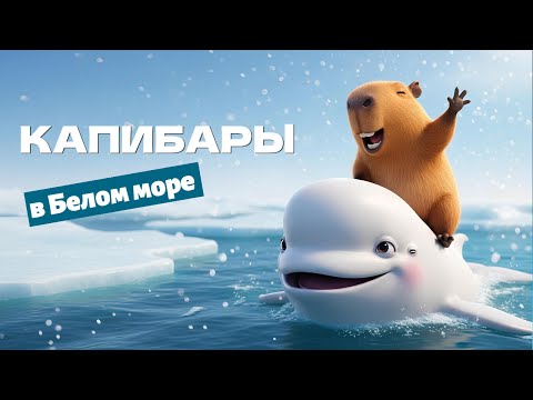 Капибары в Белом море🐋❄️ Мультфильм для всей семьи ✨