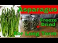 The secret to long lasting freeze dried asparagus
