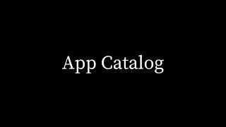 App Catalog