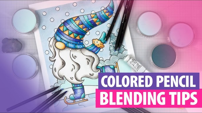 Blending with Prisma Colored Pencils #AdultColoring - Flour On My Face