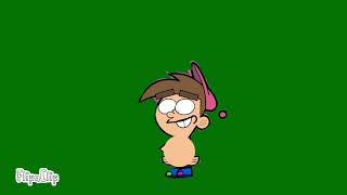 Timmy turner inflation with green screen