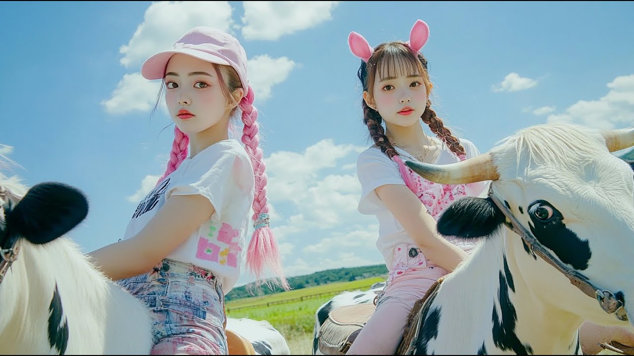 牛と原宿　KAWAII POP Music Video