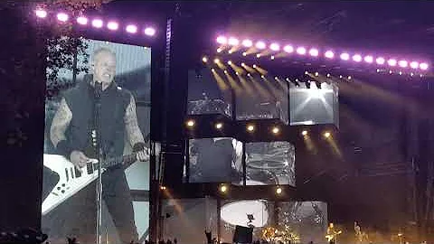 Metallica "Fight Fire With Fire" with pyrotechnics at Aftershock Sacramento CA Sunday 2021 live