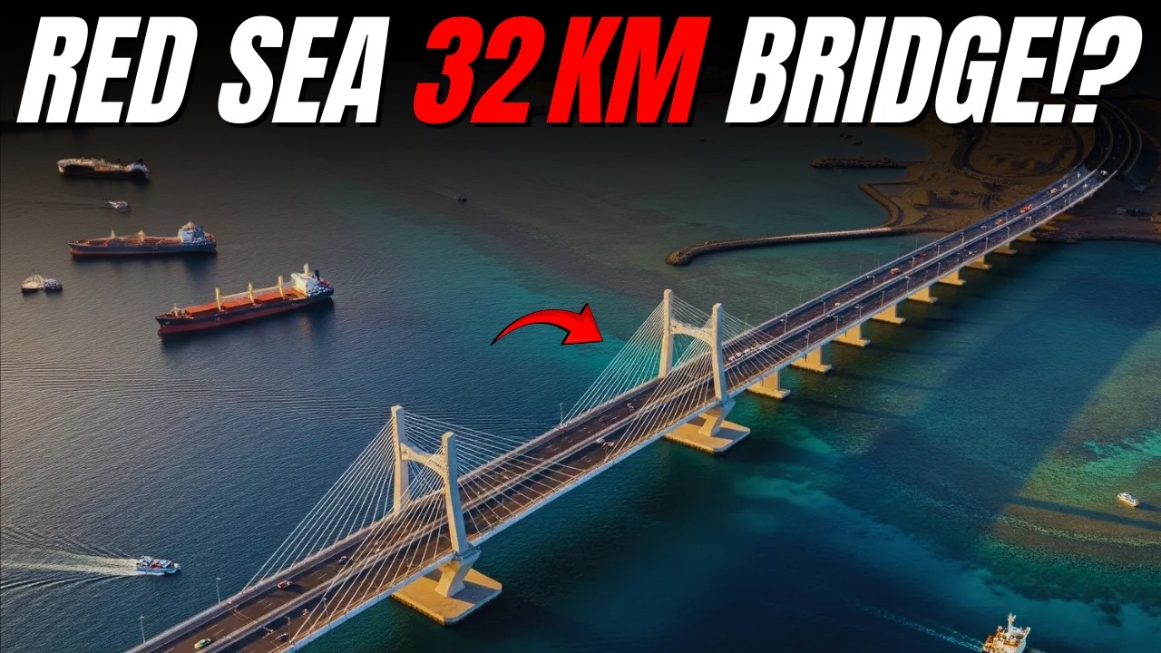 Саудовская Аравия и Египет строят 32-километровый мост через Красное море!