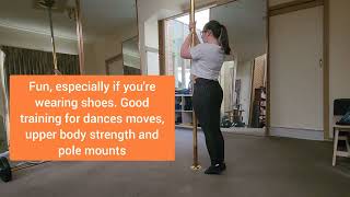 Drill options for improving your pole pull up (beginner/intermediate)
