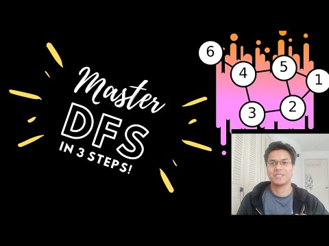 Master DFS in 3 Steps! Graph Depth First Traversal made super easy - DFS 1 MasterClass