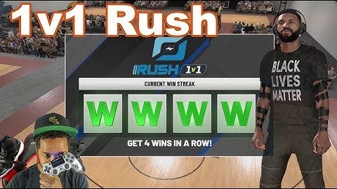 Winning 1v1 Rush Event In First Four Games On PS4 Pro NBA 2K20