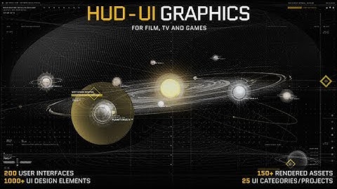 HUD   UI Graphics for FILM, TV and GAMES   TRAILER