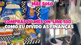 Minha compra do mês on-line 🙌🏻 com disciplina gastei economizando dinheiro 💰 
