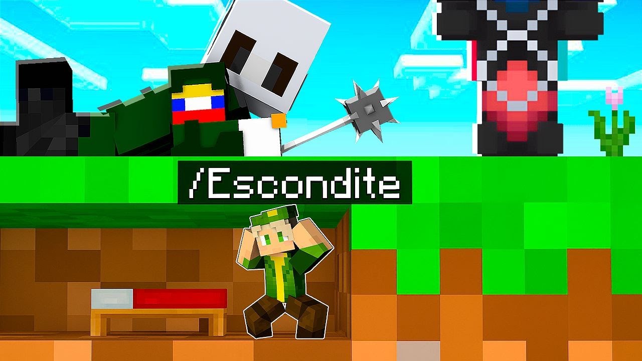 Escondite Con Cambios De TAMAÑO En Minecraft