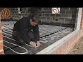 Underfloor heating solid floor system installation by Continal Underfloor