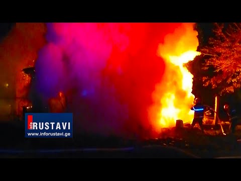 რუსთავში ხანძარს ქალი ემსხვერპლა