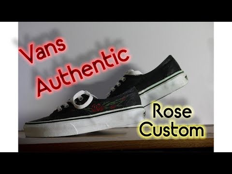 vans personalizzate rose