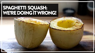 Spaghetti Squash: The RIGHT Way to Cut & Roast It