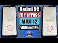 Redmi 9c FRP Bypass Redmi MIUI 12 Google Account Unlock Without Pc 2025 