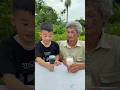 Hai ông cháu trêu trọc nhau siêu dễ thương p2🧑🦲🥛🤣#shorts#cuteAmerican useful video#pantip