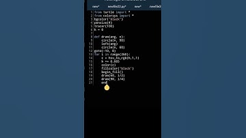 Python turtle graphic design 🐢 | coding status 😍😜 #shorts #programming  #turtle #python