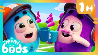 Melting Ice Cream Disaster | Minibods | Mini Oddbods | Baby Oddbods | Funny Cartoons For Kids
