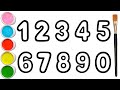 Çizim Ve Boyama İle Sayıları Ve Renkleri Öğren, Çocuklar İçin Sayıları Ve Renkleri İngilizce Öğrenme