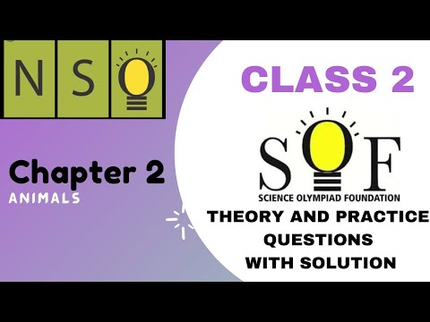 CLASS 2 SOF NSO | CHAPTER 2 ANIMALS | olympiad for class 2 - YouTube