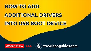 how to add drivers into usb boot device | how to add drivers to boot media