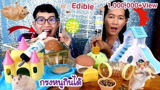 A cage for rats to eat, a hamster to eat, a house for a rat #Mukbang Edible Hamster:Kunti