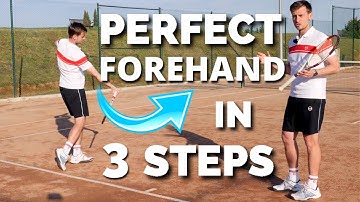 Perfecte forehand in 3 eenvoudige stappen - Tennis forehand techniekles